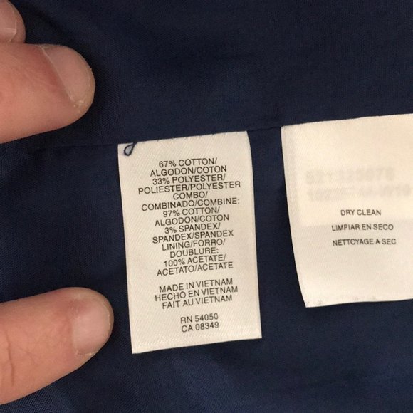 {Jones NY} NWT Cobalt Tweed Crew Blazer - Picture 13 of 14